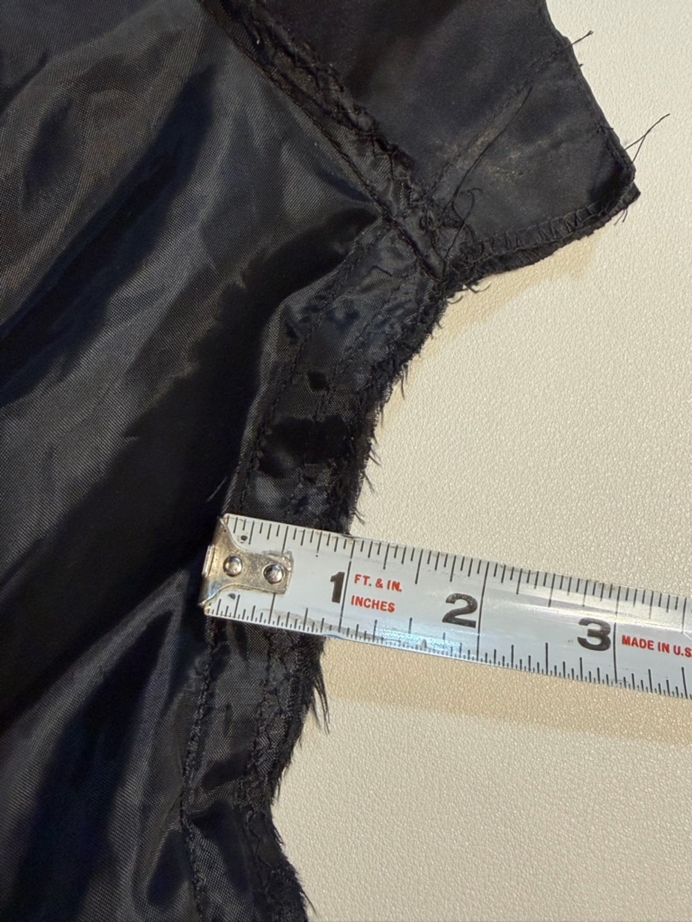 VINTAGE 80s black‎ taffeta formal dress prom gown huge bow puff shoulder sleeve - Picture 11 of 11